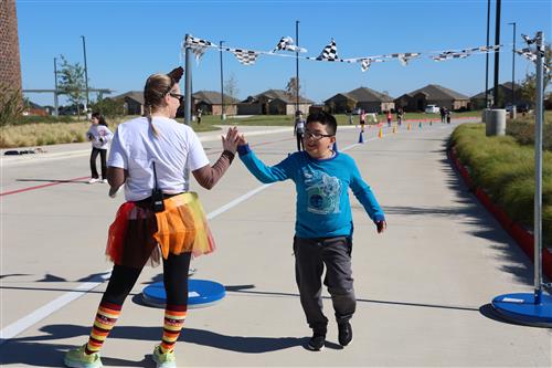 Hatley Elementary student and staff