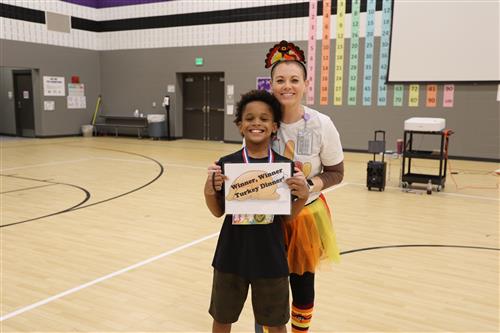 Hatley Elementary student and staff