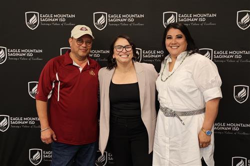 A group of people standing together