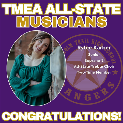 Rylee Karber, EMHS TMEA All-State Musician
