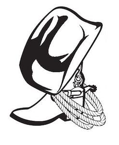 Boot and hat with rope