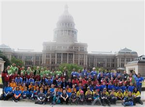 GES 4th graders at the state capitol building 