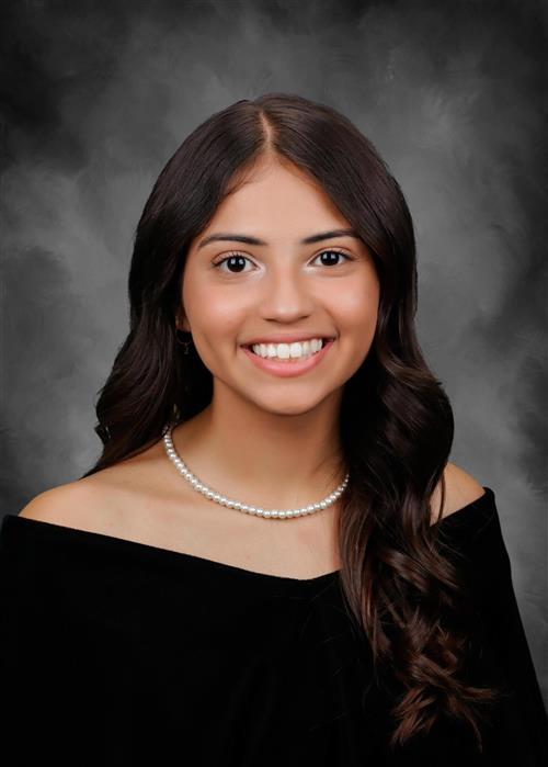 Teenage girl smiling