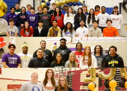  Student athletes for all EMS ISD high school campuses who signed 