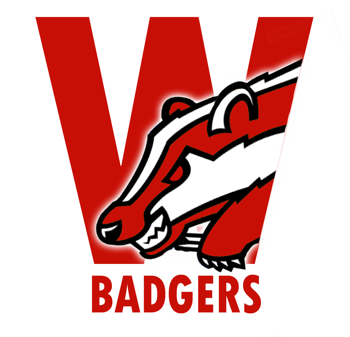 Red Badger inside red W above Badgers