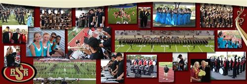 a collage of photos of band students over the last few years