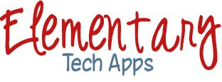 Elementary Tech Apps written in script font