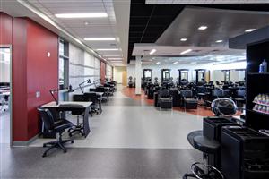 Salon photo of chairs and nail tech stations Salon photo of chairs and nail tech stations