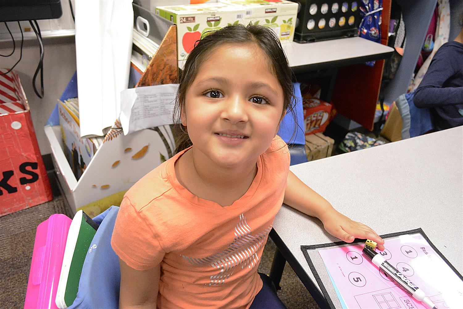 Kindergarten student