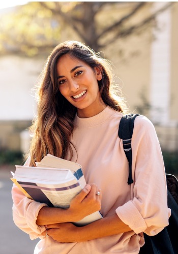 Student outdoors
