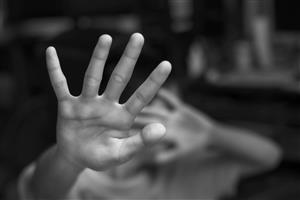 hands trying to stop something