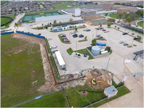 Boswell High School arial view 