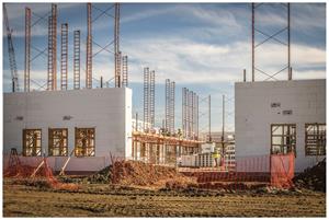 Wayside MS construction of classrooms