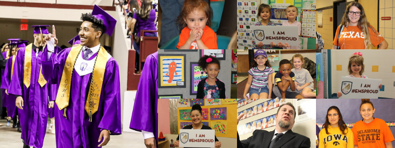 Collage of student and staff photos